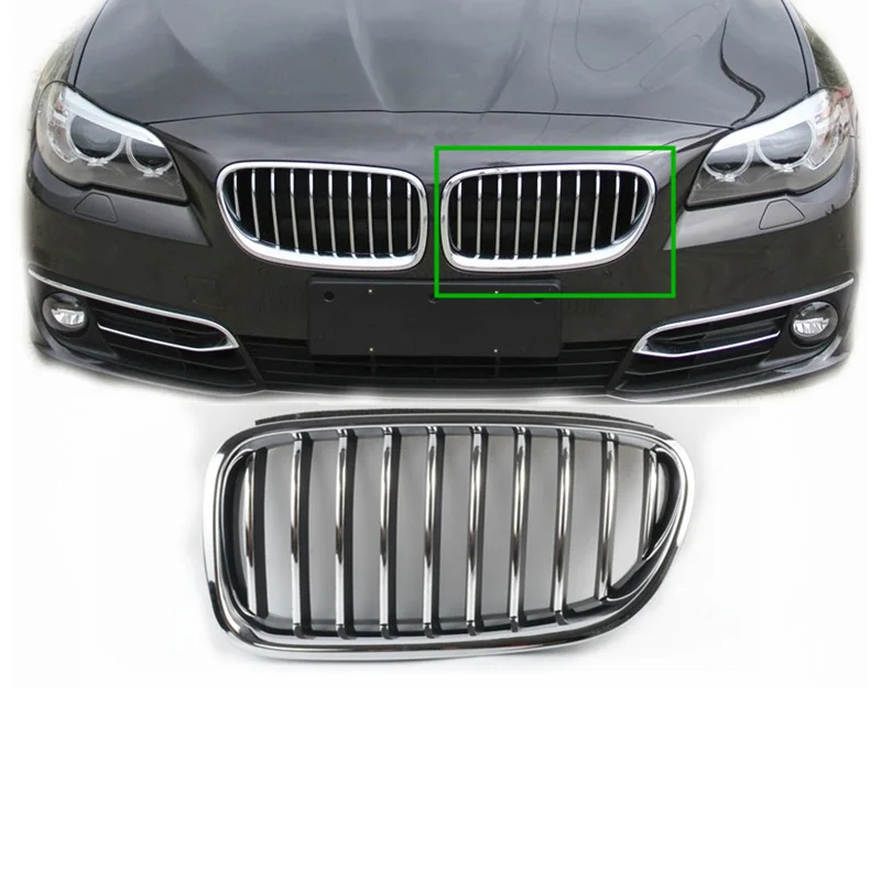 Блестящие хромированные рейки для радиатора почек BMW 5 Series F10/F11 M5 520i 523i 525i 528i 530i 550i