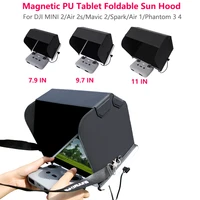 tablet sun hood 7 99 711in remote controller sunshade foldable magnetic pu hood for dji mavic mini 2 air 2s drone accessories