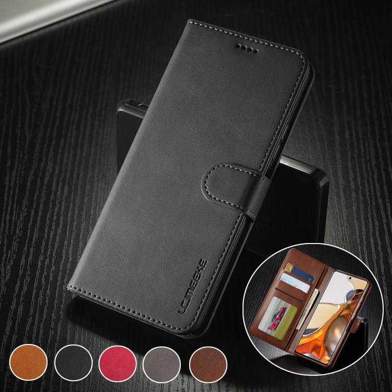 

Leather Flip Case For Xiaomi Redmi Note 7 8 Pro 4 X 4X 5 Plus 6 A 6X 6A 7A 8A 8T Funda Wallet Card Mobile Telefon Phone Cover