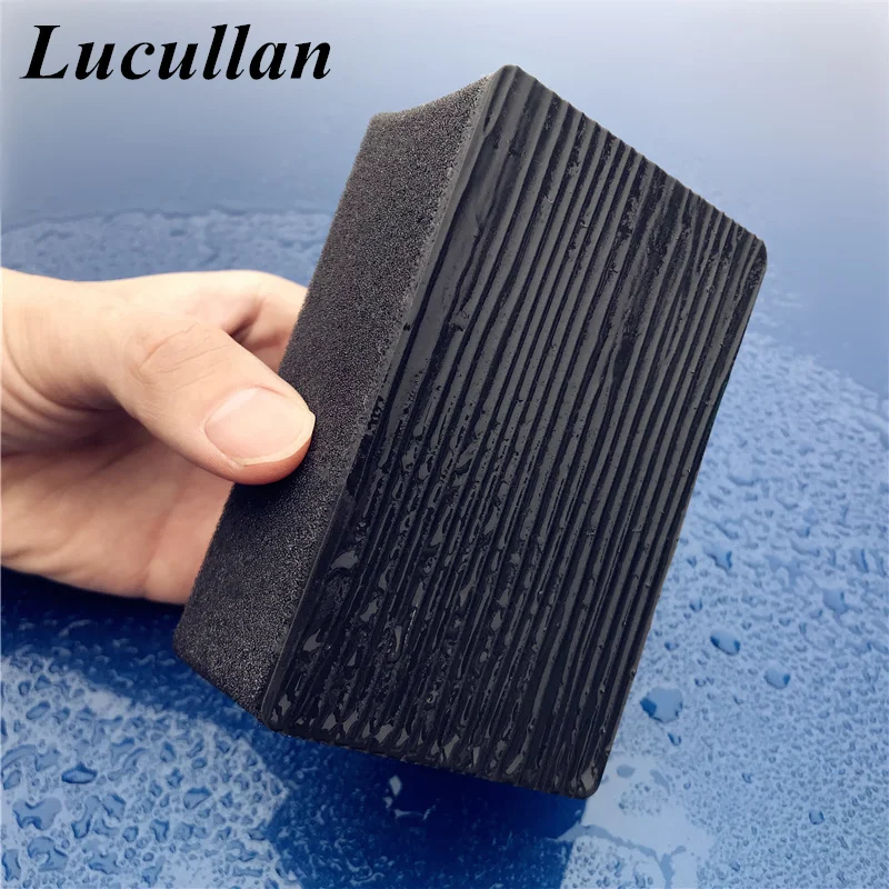 Губка для автомобильного детейлинга Lucullan Nano Tech волшебная глина применять глину