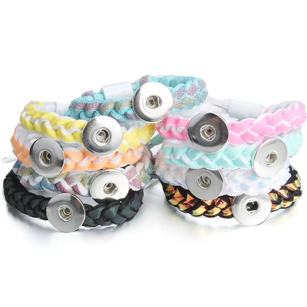 Оснастка ювелирные изделия регулируемый Плетеный шнурок оснастка браслет