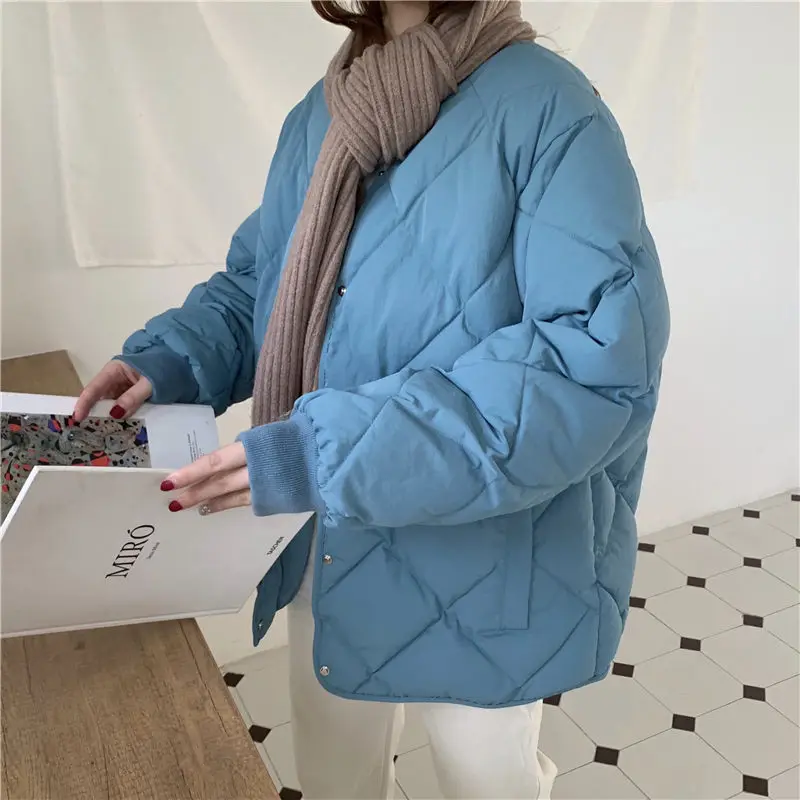 Зимняя модная верхняя одежда повседневные куртки одноцветные топы