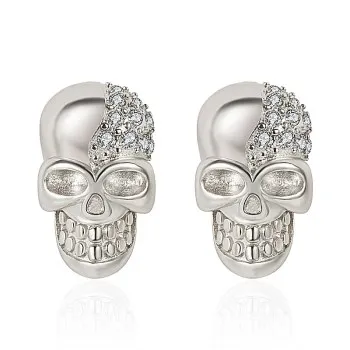

Retro Full of Drill Skull Earrings Cross-border Excellent Bone Halloween Earrings Big-eyed Ghost Head Studs JED513