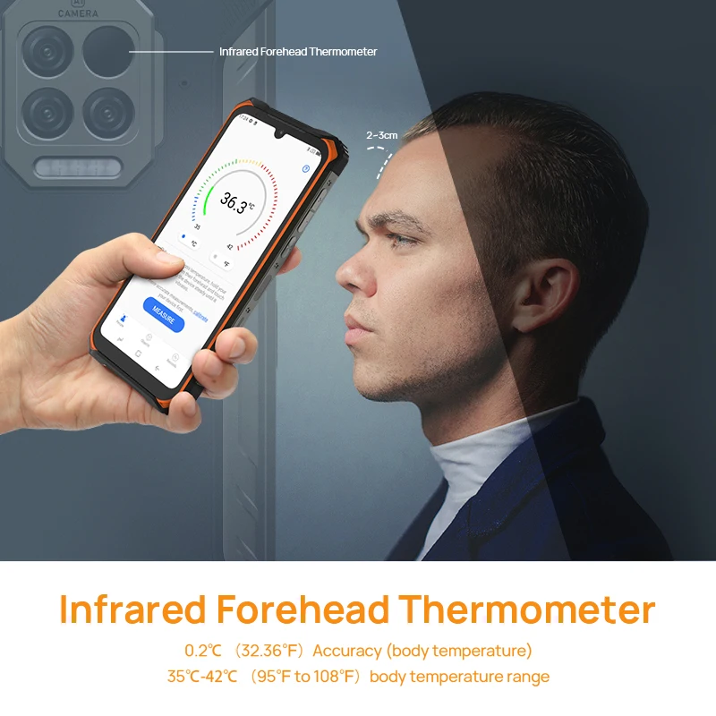 DOOGEE S86 Pro Прочный смартфон 8 ГБ + 128 инфракрасный термометр Мобильный телефон