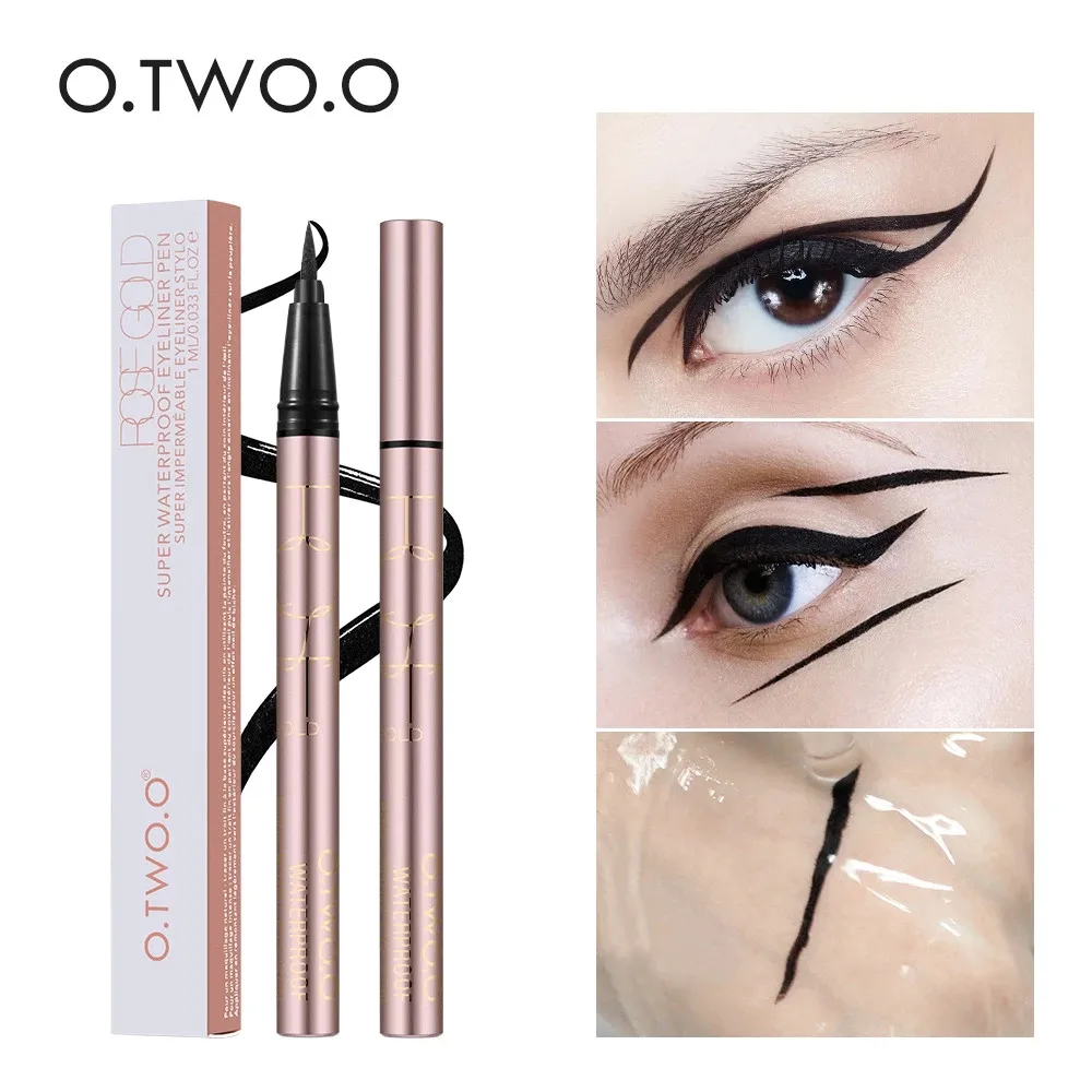 

O.TWO.O 3pcs/lot Black Liquid Eyeliner Eye Make Up Waterproof Long Lasting Quick dry Eye Liner Easy to Wear Eyes Makeup Tools