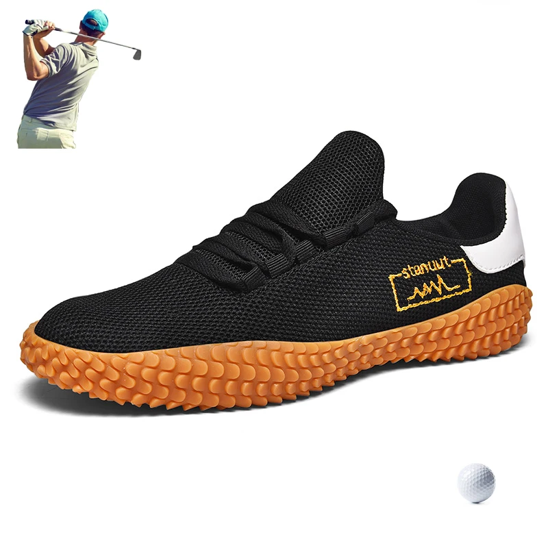 

Men Outdoor Sports Shoes for Golf Non-slip Sneakers Golfing Shoes Breathable Men Shoes Plus Size 39-46 Golfer Shoes Designer