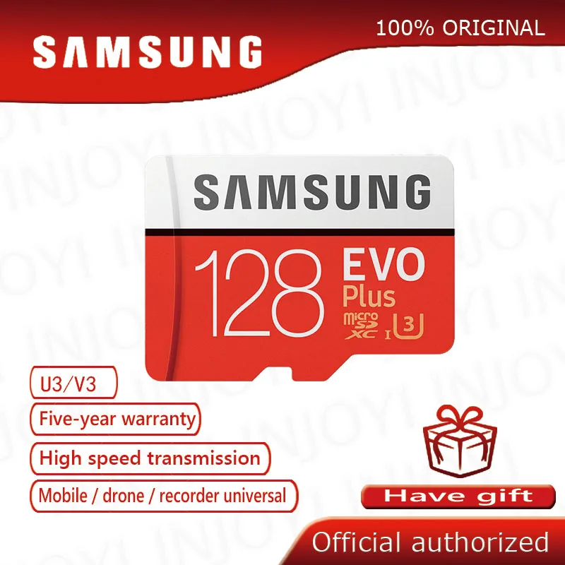 samsung EVO+ 128 ГБ Class10 микро SD карты C10 80 МБ/с. SDHC/SDXC UHS-1 флэш-памяти, мicro SD, TF карта cartao de memoria