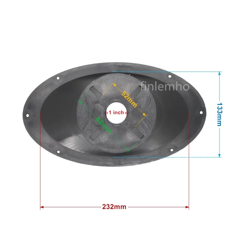 Высокочастотный динамик DJ 1 шт. горловой Овальный волновод 90 ° x 60 для IMPACT-X15