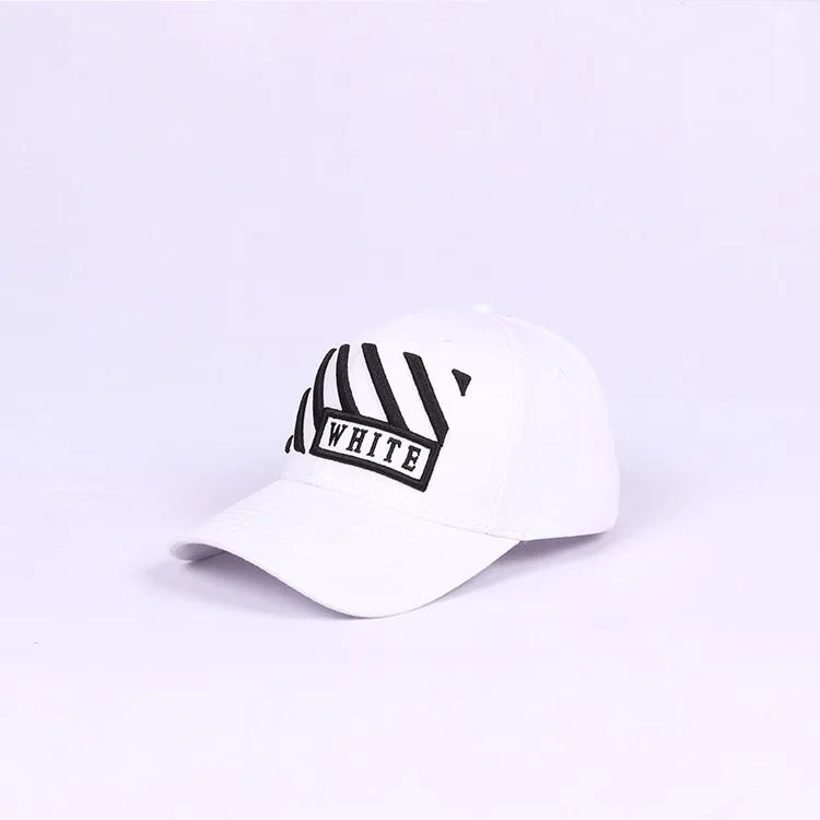 

Off Luxury Brand White Trend Baseball Cap Fashion Sun Caps for Men Women Embroidered Snapback Flat Bill Hip Hop Hats