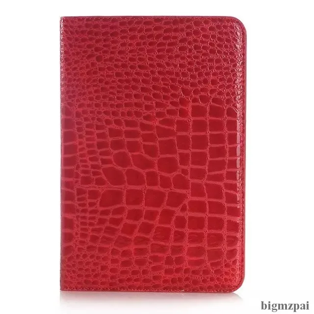 Чехол для планшета для samsung Galaxy Tab S2 9,7 T810 T815 SM-T815 из искусственной кожи с узором «крокодиловая кожа», защитный чехол-книжка с подставкой - Цвет: red