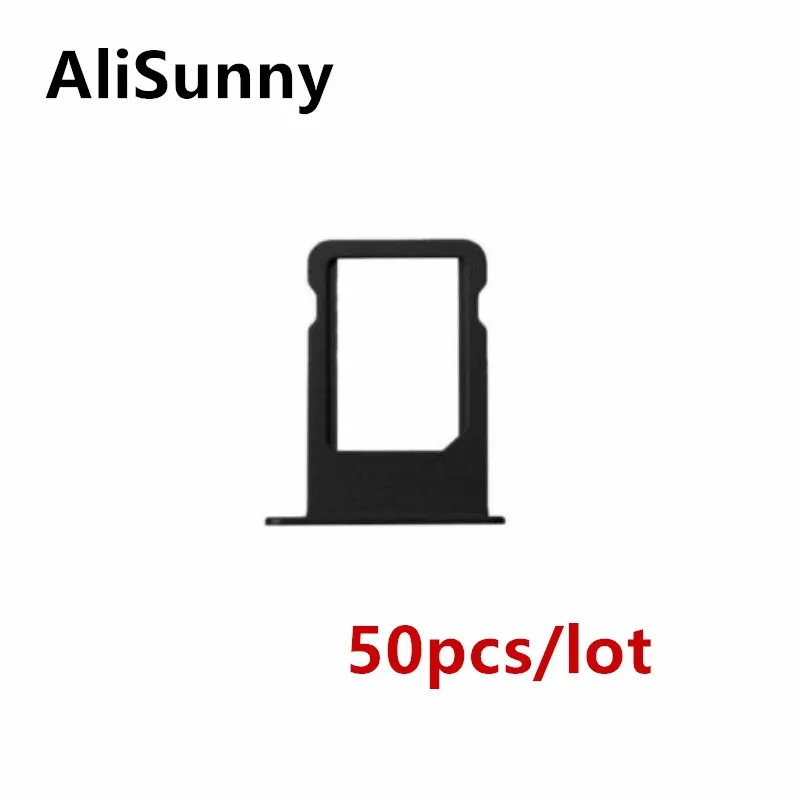 AliSunny 50 шт. держатель лотка для SIM карты iPhone 5 адаптер запасные части|Адаптеры карт|