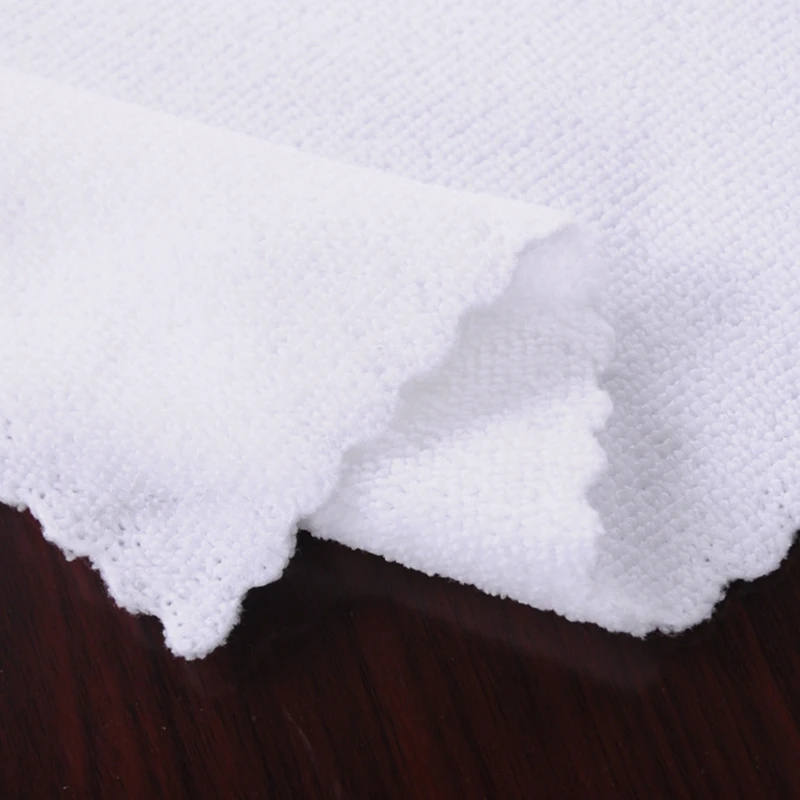 

50-Pack Disposable White Towels Microfiber Towels for Hotel Sauna Bath