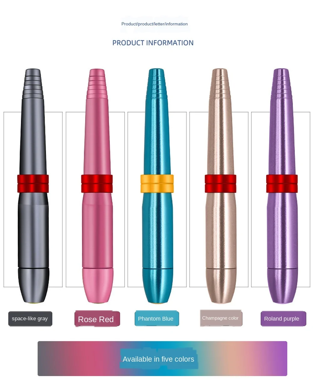 

Professional Electric Nail Drill Handpiece Manicure Machine Pen Handle Polish Grind Machine Handpiece Manicure Pedicure Tool