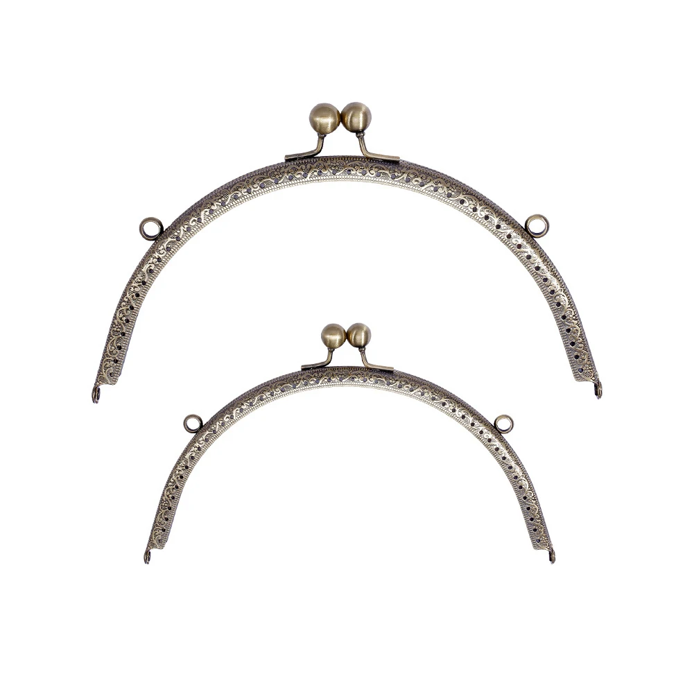 Металлические рамки для монет и кошельков 15 5/20 см замок с поцелуем клатча ручка