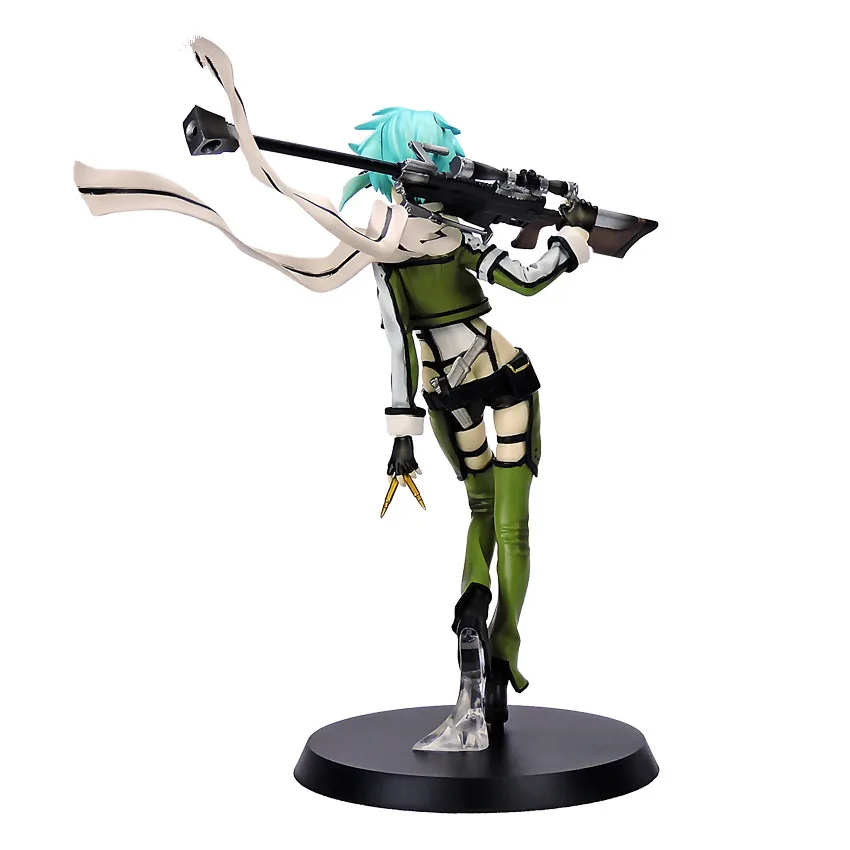 22 см аниме меч искусство онлайн II SAO Aqua Marine Asada Shino если пистолет Gale крутая девушка