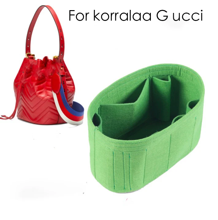 

For korralaa G.ucci insert organizer purse insert, bag shaper 3MM Premium Felt (Handmade/20 Colors)