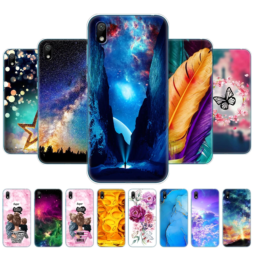 Чехол-Бампер для Huawei y5 2019, силиконовая задняя панель из ТПУ, мягкий чехол для телефона HuaweiY5 Y 5 2019, оболочка, бампер 5,71 дюйма, звездное небо