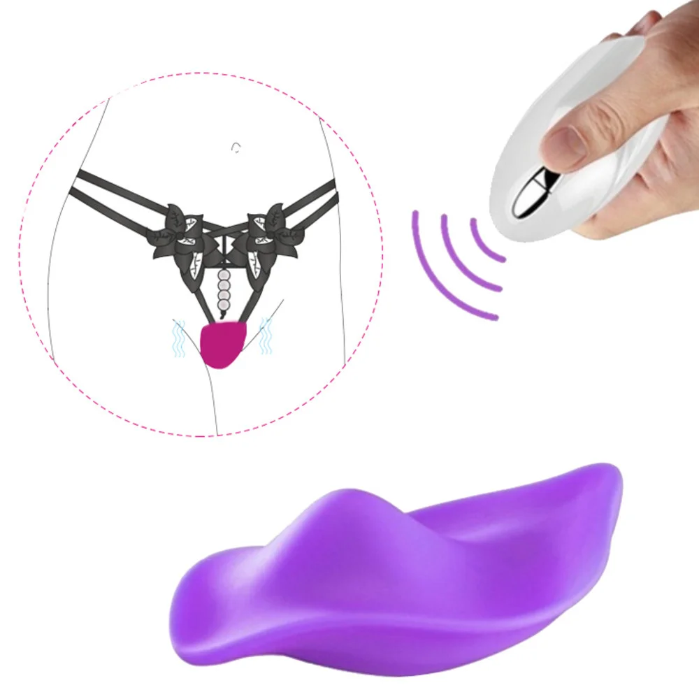 Пригодные для носки трусики вибратор с беспроводным пультом дистанционного