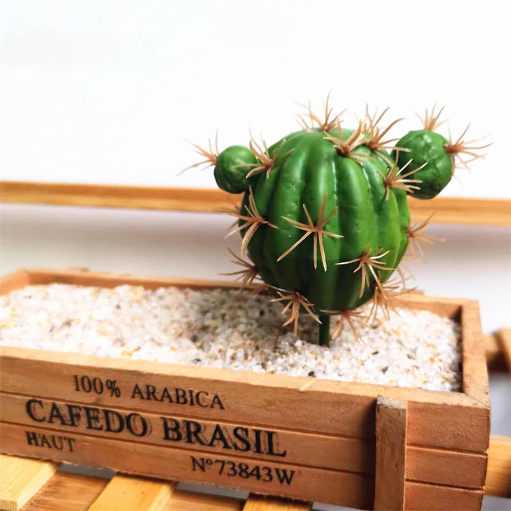 1Pc Foam Artificial Cactus Succulent Plant Bonsai Green Desktop Creative DIY Fake Office Desk Home Party Decor | Дом и сад