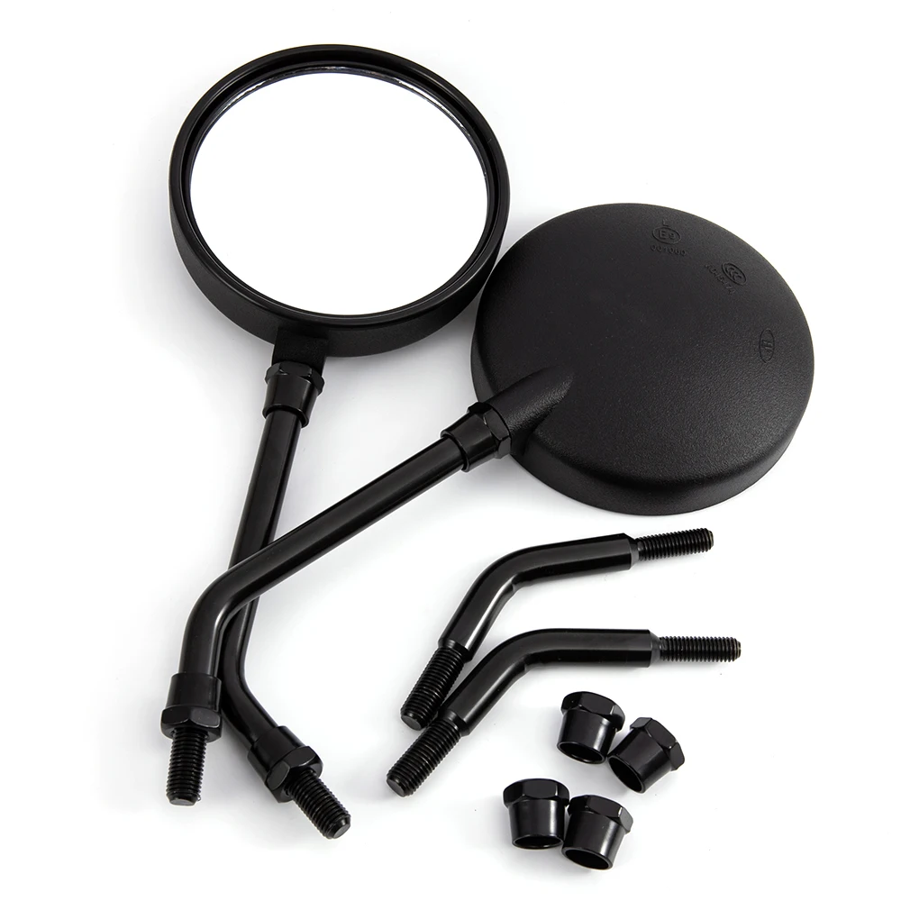 Круглые мотоциклетные зеркала заднего вида 10 мм боковое зеркало в стиле ретро Cafe