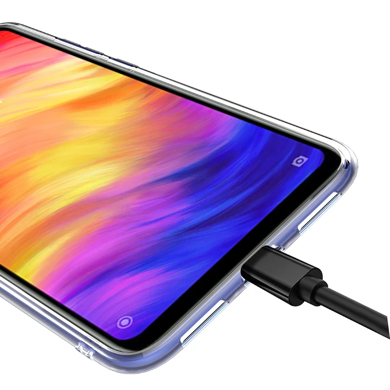 Для XIoami Redmi Note 7 Pro 7s чехол Чехол для XIoami Redmi Note 7s 7 Pro прозрачный с кольцом на палец чехол с магнитным держателем