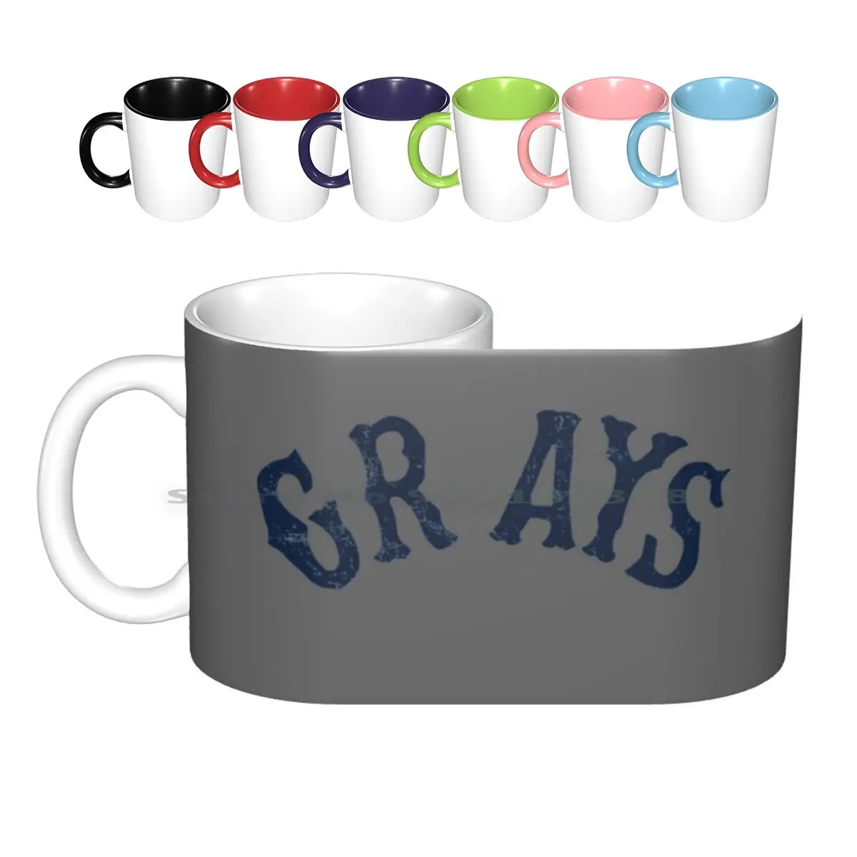

Homestead Grays Distressed Logo-Defunct Baseball Team-American Negro League-1900-1950 Pennsylvania And Washington Ceramic Mugs