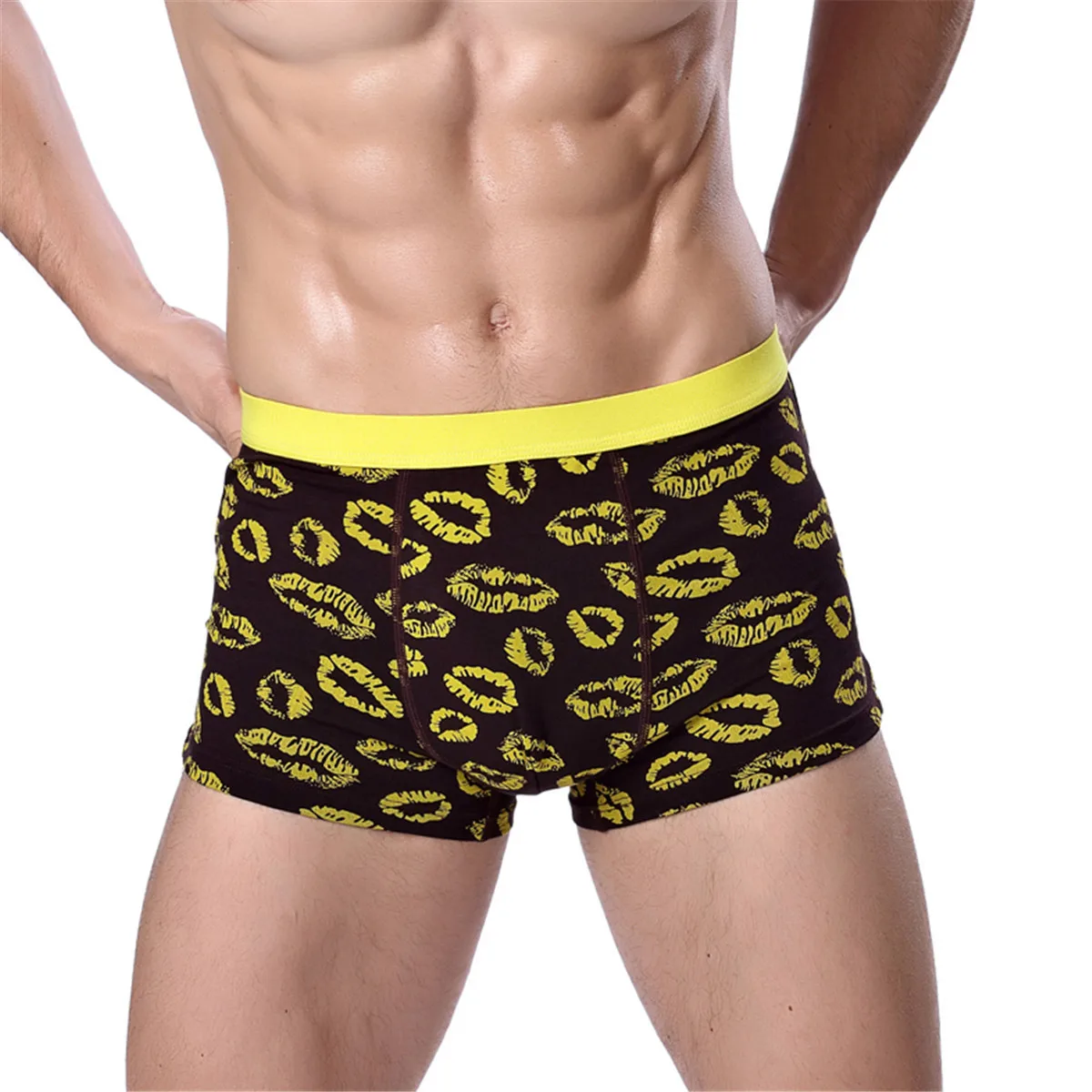 Новые Брендовые мужские трусы-боксеры нижнее белье сексуальные модные шорты с