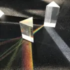 Призма треугольная прецизионная K9, оптическое стекло, отражающее физику, обучение светильник световой спектр, призмы радужные, студенческие кристаллы