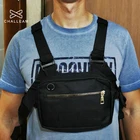 Нагрудная сумочка из ткани Оксфорд для мужчин и женщин, маленькая квадратная уличная нагрудная сумочка в стиле хип-хоп, жилет, G108