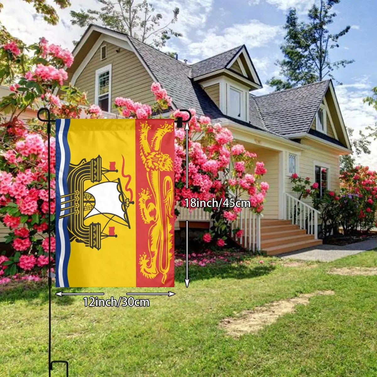 

New Brunswick Flag 12*18in Garden Flag