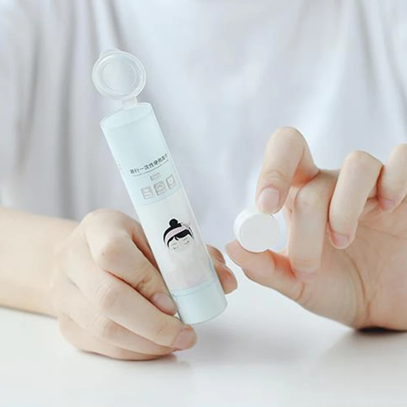 10х! Волшебное расширяемое белое нетканое полотенце для лица портативные сжатые