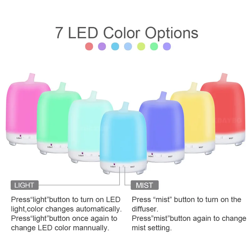 Ультразвуковой увлажнитель ароматерапия масляный диффузор холодный туман с