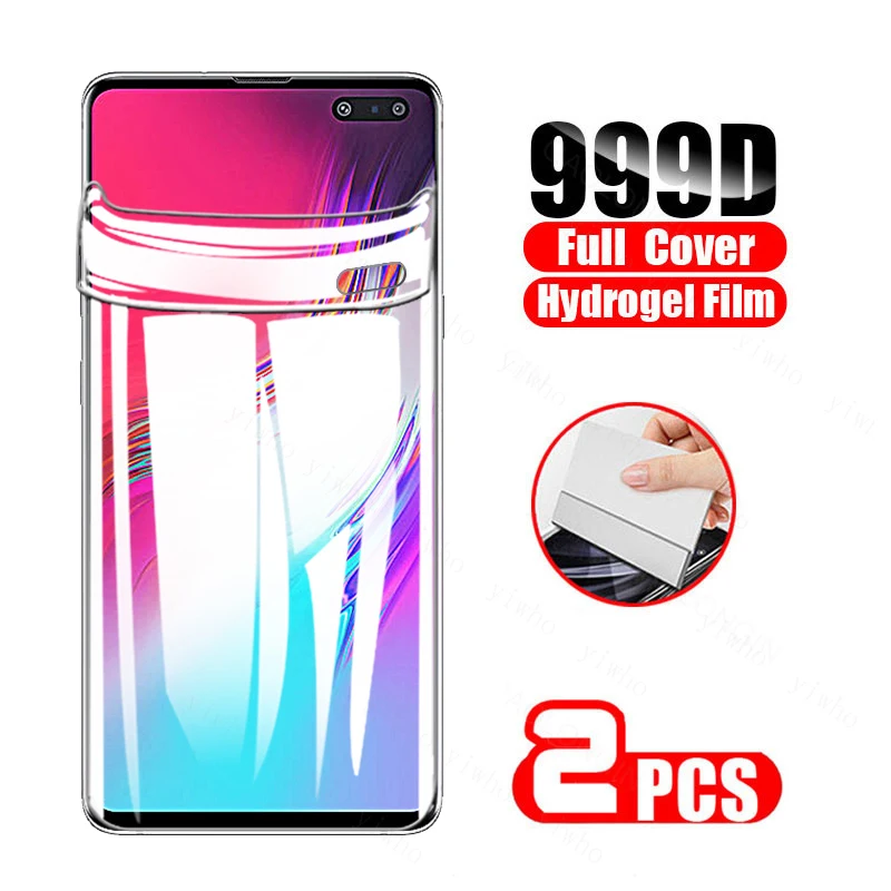 4in 1/2in 1/2 шт./2 объектива 999d мягкий гидрогель пленка для Samsung Galaxy S10 5G версия Защитный