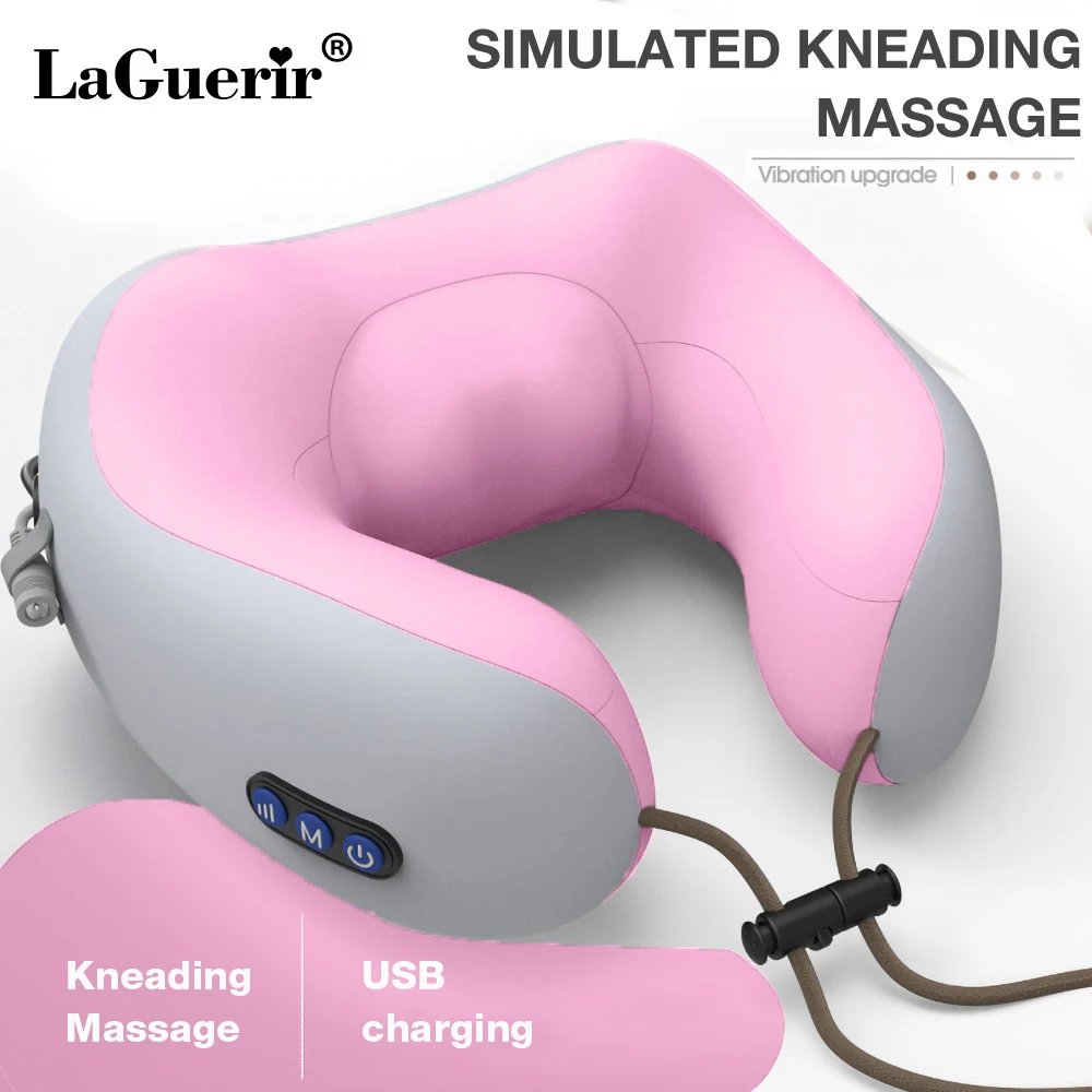 Kneading U-образный Электрический шиацу, массажер для спины, шеи, плеч, тела, инфракрасный массажер с подогревом, разминающий автомобиль/Домашний Массажер - Цвет: Kneading