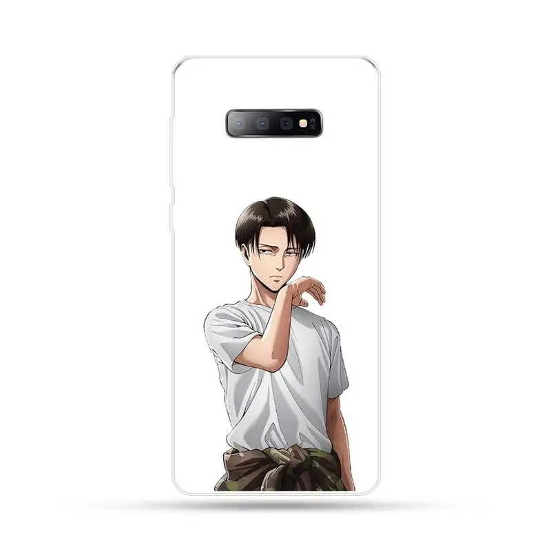 

Anime Attack on titan hot Phone Case For Samsung Galaxy S5 S6 S7 S8 S9 S10 S10e S20 edge plus cover funda lite