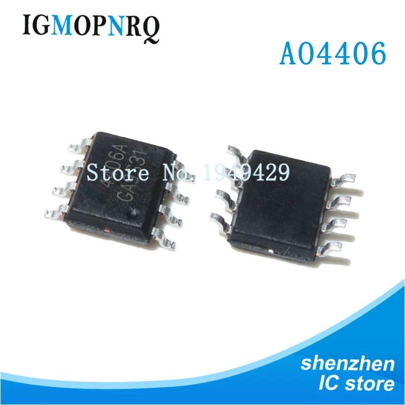 10 шт. AO4406A SOP 8 AO4406 SOP8 4406A 4406 nuevo оригинал|Интегральные схемы| |