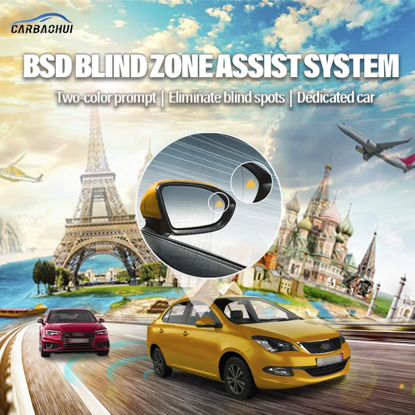 

Car BSD BSM BSA Blind Area Spot Warning Drive Mirror Rear Radar Microwave Detection System For Chery Arrizo 3 2014-2021