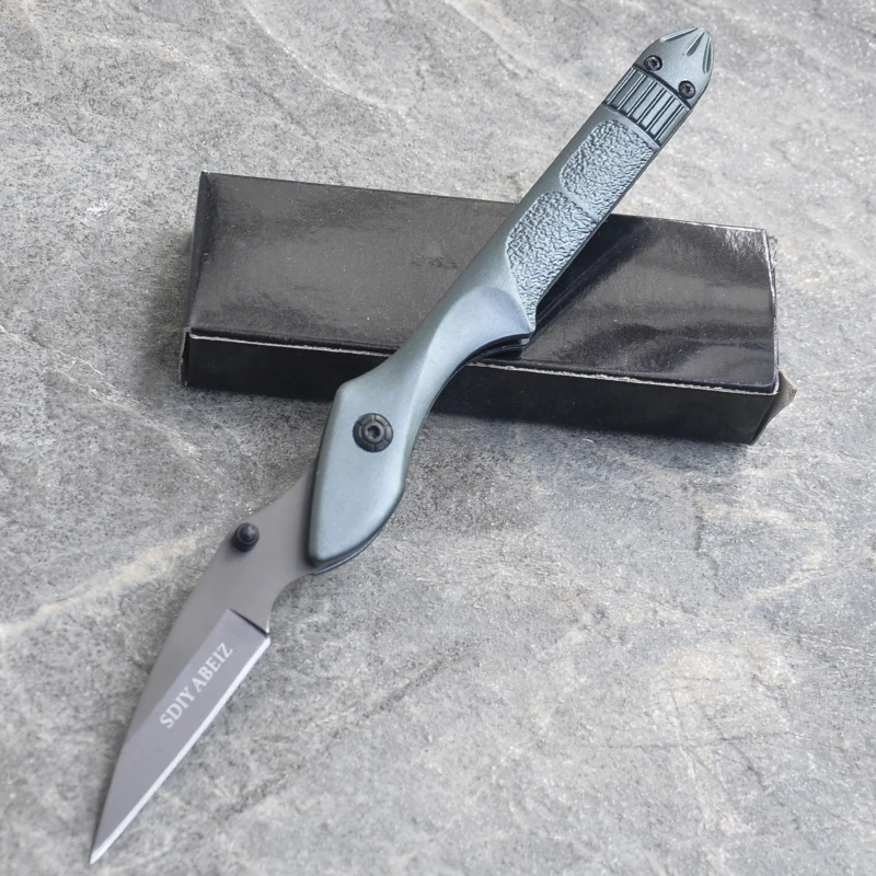 

8.2'' Damascus tactical Folding Knife Tactical Survival Knives Camping Blade Multi Tools Mini Survival hunting Knife Tool EDC