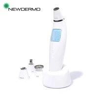 newdermo homeuse microdermabrasion wand mahicne 4 diamond tips exfoliation facial lift reduce wrinkles pores vacuum cleaner
