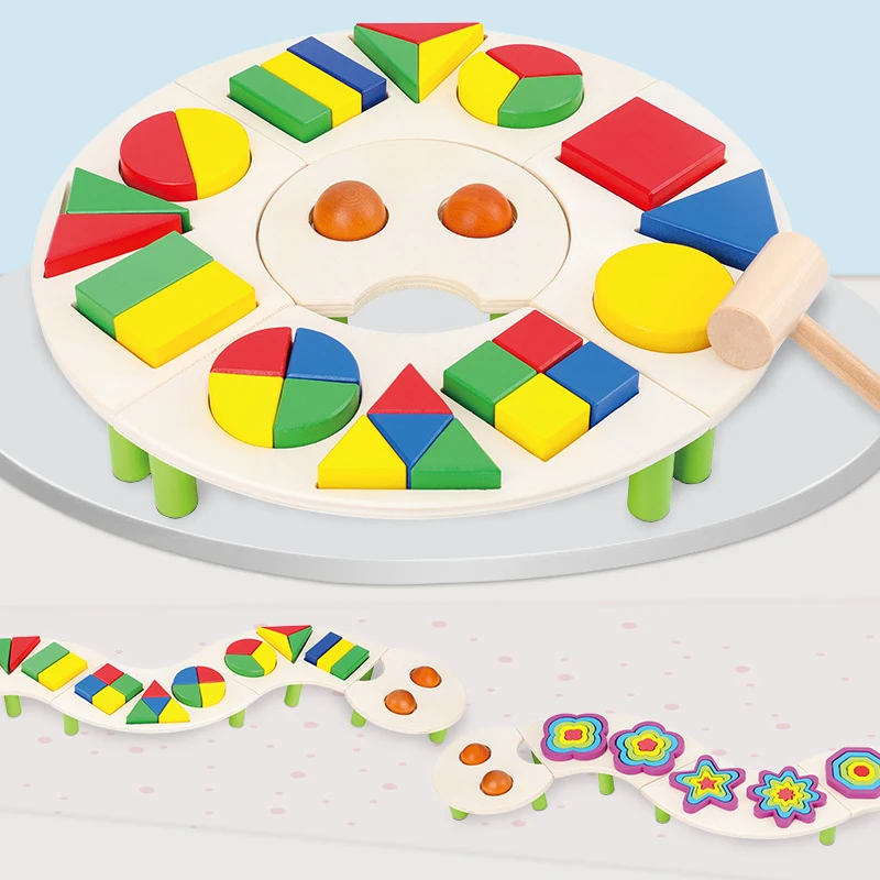 5 в 1 форма познавательная доска Детские пазлы деревянные игрушки детские
