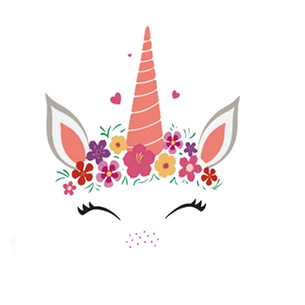 Unicorn 5 Красочные наклейки с животными на стену Единорог вечерние украшения художественная наклейка на холодильник универсальные Мультяшные обои для детской комнаты - Цвет: Unicorn 5