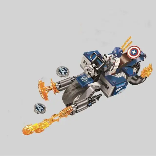 10748 Marvel мстители Супер Герои Milano Vs. Abilisk самолет строительный блок игрушечный конструктор, совместимый с 76081 - Цвет: Черный