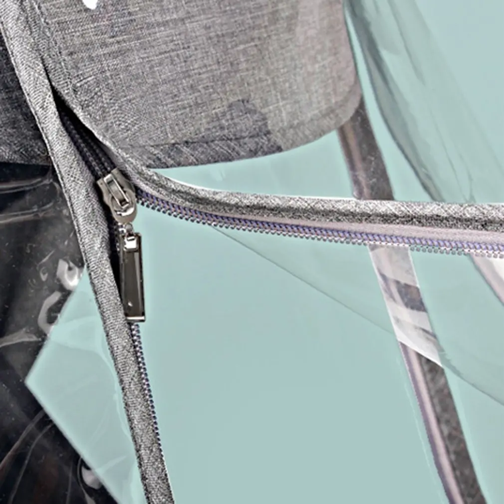 

Аксессуары для коляски водонепроницаемый дождевик прозрачный Ветер Защита от пыли молния открытый дождевик для детской коляски