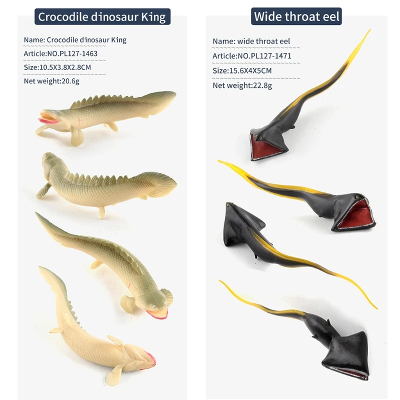 

4-7inch Soft Realistic Sea Animal Model Toy Party Decoration Ocean Animal Figure Marine Organism Aquarium Boutique