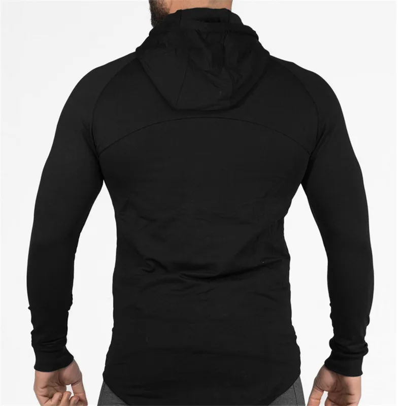 

New 2019 Autumn Winter Fashion Hoodies Men Double Zipper Slim Sweatshirts Male Solid Casual Hooded Jacket ECHT Men's hoodies