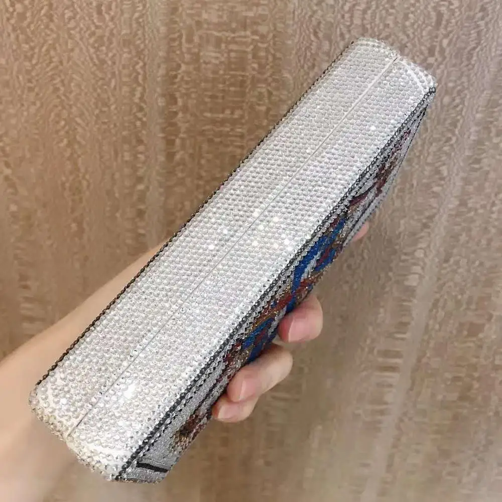 

XIYUAN New Arrival Full Crystal Diamond Clutch Purse Evening Bags Clutches Women Shoulder Handbags Luxury Ladies Party Prom bags