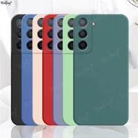 for samsung galaxy s22 case silicone plain soft rubber protector case for samsung s22 plus ultra case cover samsung s22 cover