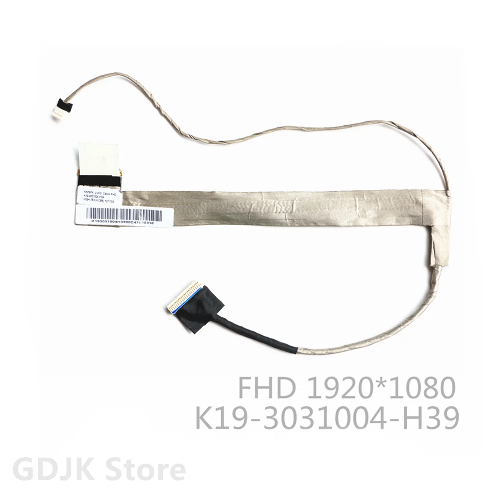 

NEW MSI MS16FX MS16F1 MS16F2 MS16F3 K19-3031004-H39 LVDS CABLE FOR MSI 1920*1080P FHD LVDS CABLE