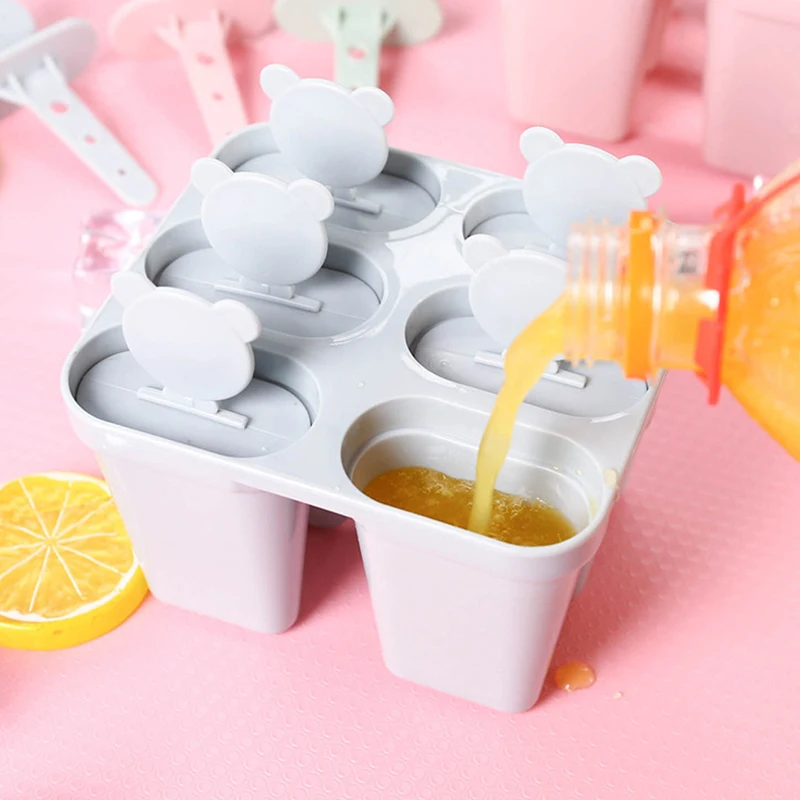 6 ячеек ручка медведя лоток для прессформы сковорода легко снимается кухонные