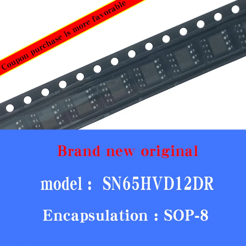 20 шт./партия оригинальная новая накладка SN65HVD12DR SOP-8 трафаретная печать VP12 на чип